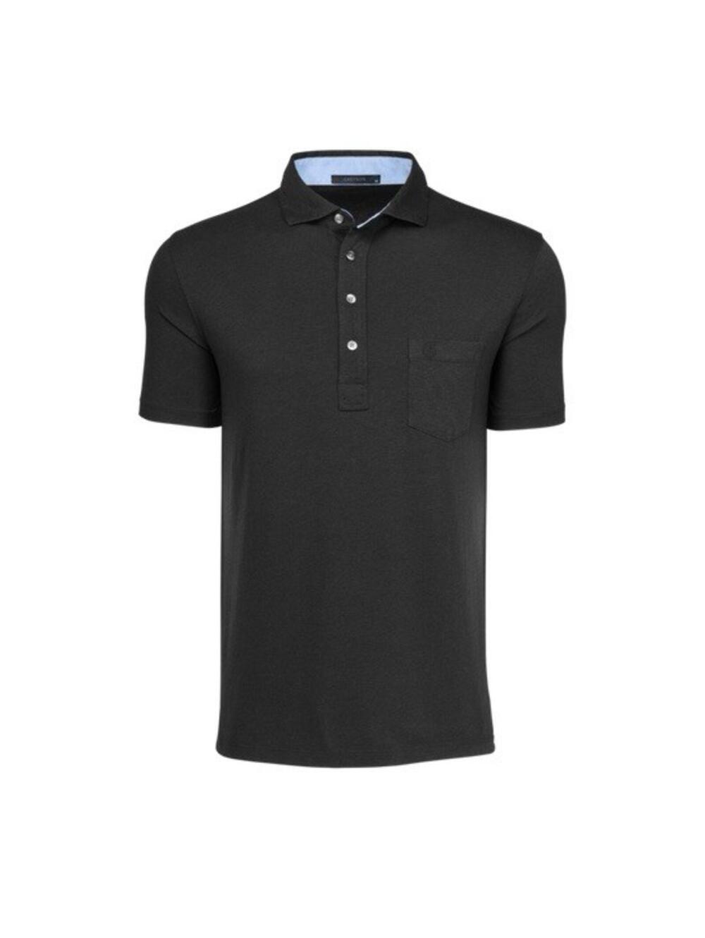 Greyson Golf Spirit Short Sleeve Chest Pocket Polo Black Men’s Size Large EUC